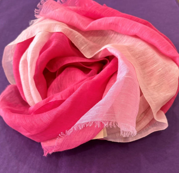 Hot Pink / Pink Ombre Scarf