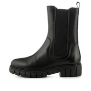 Rebel Black Leather Chelsea Boot