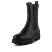 Rebel Black Leather Chelsea Boot