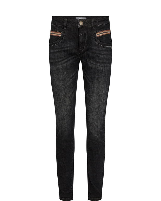 Naomi Brushed Chain Jeans