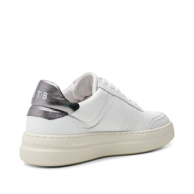 Valda Sneaker Suede / Leather, White / Silver