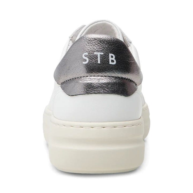 Valda Sneaker Suede / Leather, White / Silver