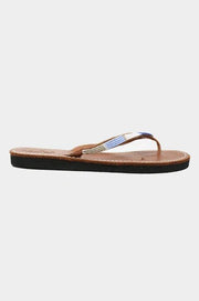 Naisha Soft Sole Sandals - Blue Metallic