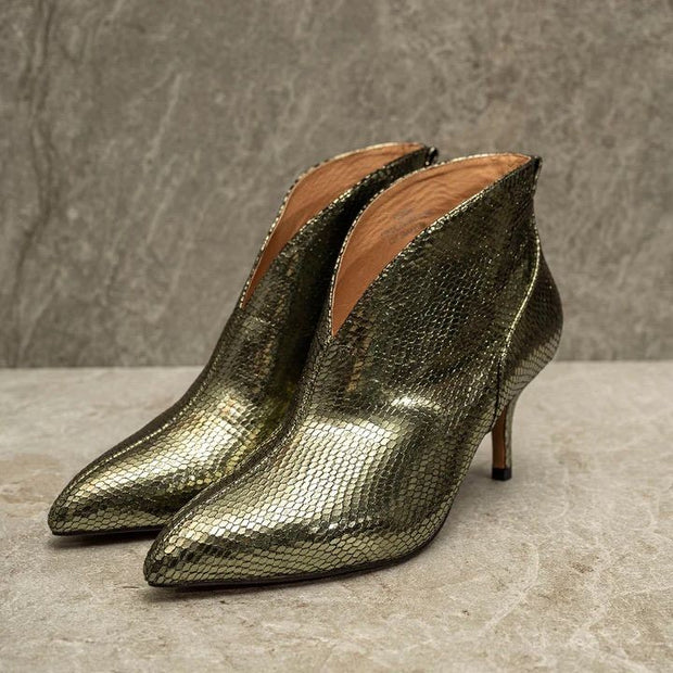 Valentine Shoe Boot - Silver Olive