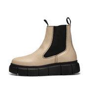Tove Chelsea Boot - Beige Leather