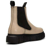 Tove Chelsea Boot - Beige Leather