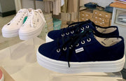 Victoria Navy Trainers