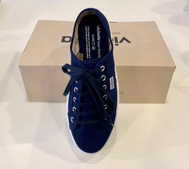 Victoria Navy Trainers