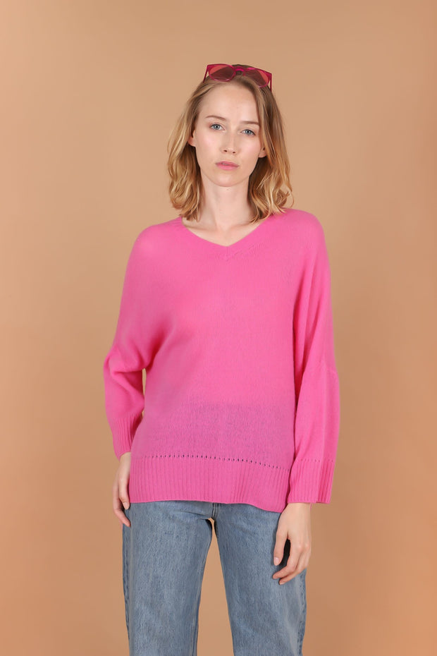 Fuschia Cashmere Sweater