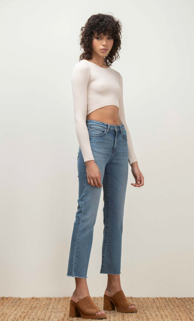 Salome Recycled Denim Jeans - Antic Wash