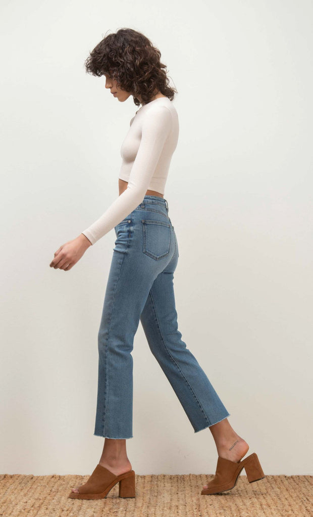 Salome Recycled Denim Jeans - Antic Wash