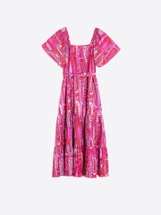 Palmira Pink Paisley Dress