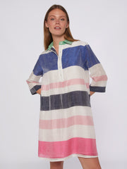 Tyanna Striped Linen Dress